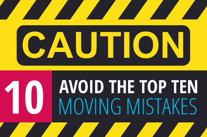 Top 10: Common Moving Mistakes